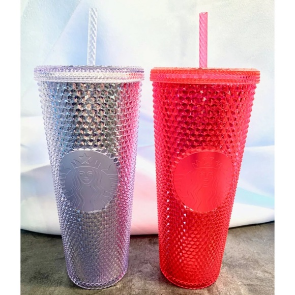 NWT STARBUCKS 2019 Platinum Studded Tumbler - Picture 3 of 3